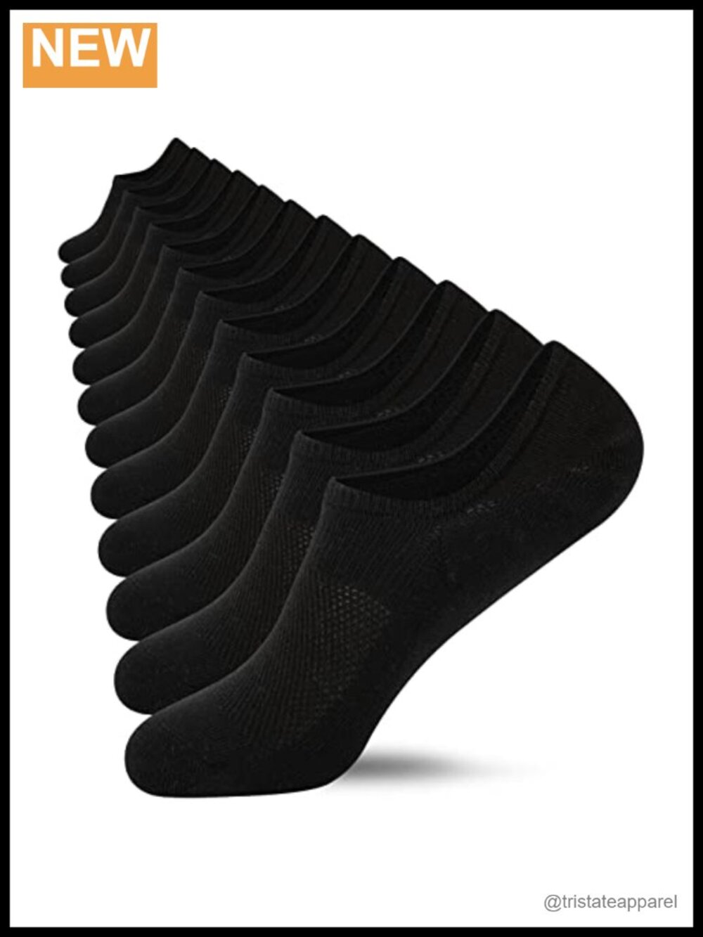 Heatuff No Show Socks Womens Cotton Low Cut Non Slip Invisible Liner Socks 6
